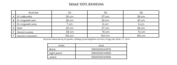 Spodenki damskie OLAVOGA TILLA 2026 czarne - maWer Fashion