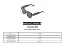Okulary damskie OLAVOGA OPULENZA 2026 czarne - maWer Fashion