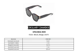 Okulary damskie OLAVOGA OPULENZA 2026 beż - maWer Fashion