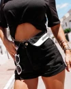 Spodenki damskie OLAVOGA TILLA 2026 czarne - maWer Fashion
