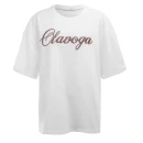 T-shirt damski OLAVOGA AMYRAL 2026 ecru - maWer Fashion