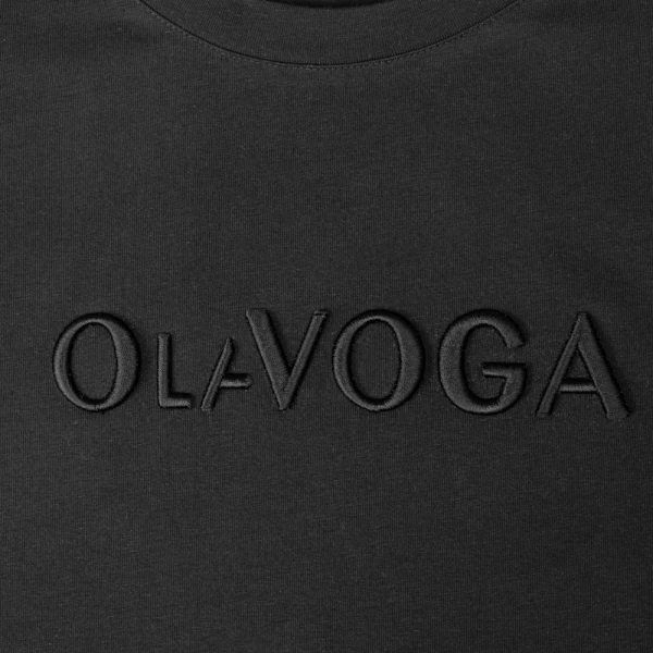 T-shirt damski OLAVOGA OVIRA 2026 -  czarny maWer Fashion