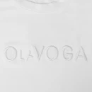 T-shirt damski OLAVOGA OVIRA 2026 - biały maWer Fashion