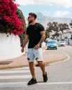 T-shirt męski OLAVOGA VEERS 2026 czarny - maWer Fashion