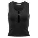 Top damski OLAVOGA ORIANA 2026 czarny - maWer Fashion