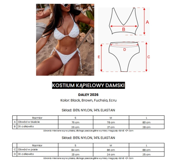Kostium kąpielowy damski OLAVOGA DALEY 2026 czarny - maWer Fashion