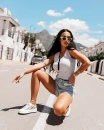 Top damski OLAVOGA ORIANA 2026 szary - maWer Fashion