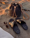 Klapki damskie OLAVOGA TILLY 2026 czarne - maWer Fashion