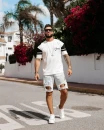 T-shirt męski OLAVOGA VALDORIN 2026 ecru - maWer Fashion