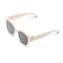 Okulary damskie OLAVOGA OPULENZA 2026 beż - maWer Fashion