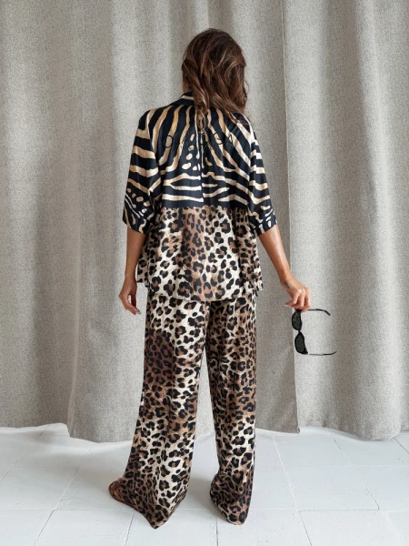 Komplet damski OLAVOGA PANDORA 2026 print - maWer Fashion