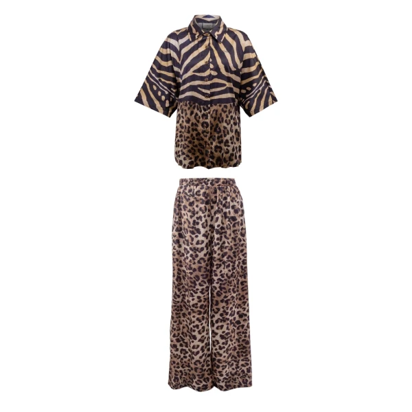 Komplet damski OLAVOGA PANDORA 2026 print - maWer Fashion
