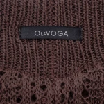 Komplet damski OLAVOGA MATERIA 2026 brąz - maWer Fashion