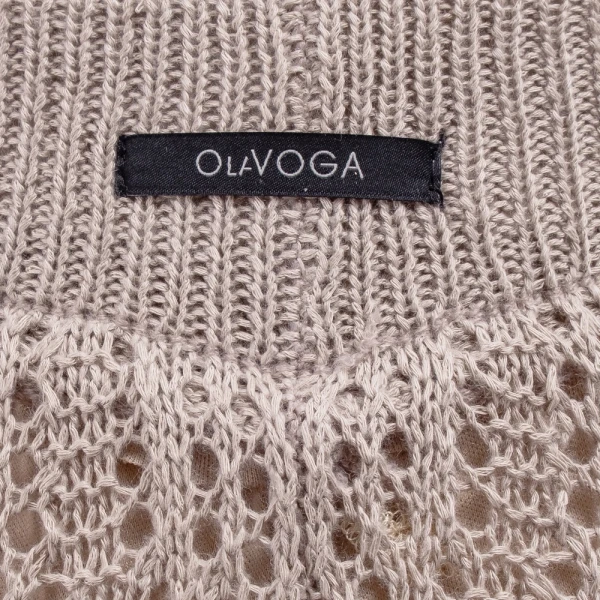 Komplet damski OLAVOGA MATERIA 2026 beż - maWer Fashion