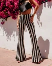 Spodnie damskie OLAVOGA SORIO 2026 czarne z ecru - maWer Fashion