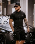 Spodenki męskie OLAVOGA LUKE czarne – maWer Fashion