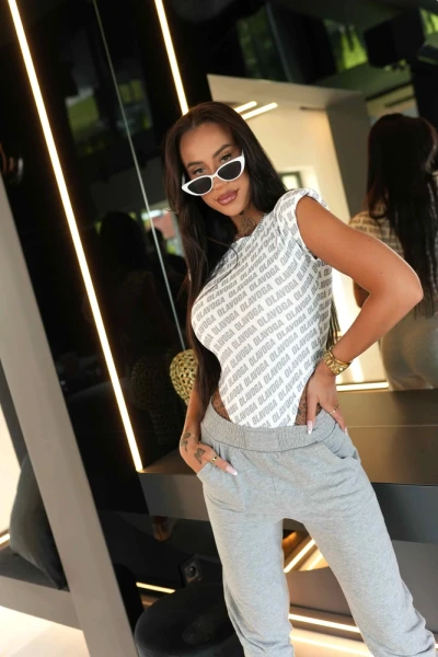 Body OLAVOGA AURENNA 2026 ecru - szare - mawershop