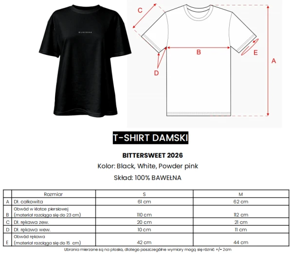T-shirt damski OLAVOGA BITTERSWEET 2026  - maWer Fashion
