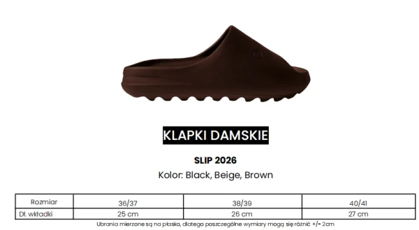 Klapki damskie OLAVOGA SLIP 2026 - maWer Fashion