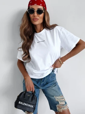 T-shirt damski OLAVOGA BITTERSWEET 2026 biały