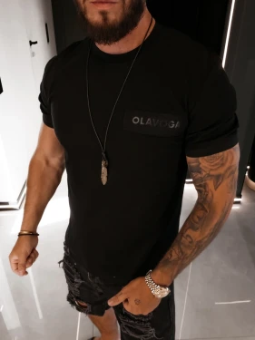 T-shirt męski OLAVOGA UNIVERSE 2026 czarny