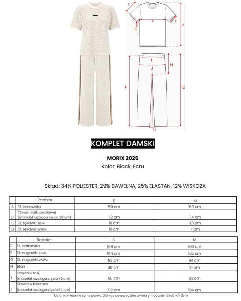 Komplet damski OLAVOGA MORIX 2026 czarny - maWer Fashion