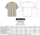 T-shirt męski OLAVOGA BEVERLY 2026 beż - maWer Fashion