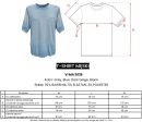 T-shirt męski OLAVOGA VIMA 2026 niebieski - maWer Fashion