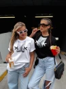 T-shirt damski OLAVOGA BRESTO 2026 ecru - maWer Fashion