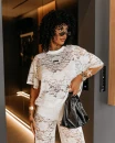 Komplet damski OLAVOGA MORIX 2026 ecru - maWer Fashion