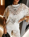 Komplet damski OLAVOGA MORIX 2026 ecru - maWer Fashion