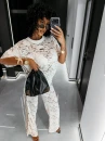 Komplet damski OLAVOGA MORIX 2026 ecru - maWer Fashion