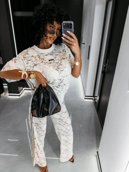 Komplet damski OLAVOGA MORIX 2026 ecru - maWer Fashion