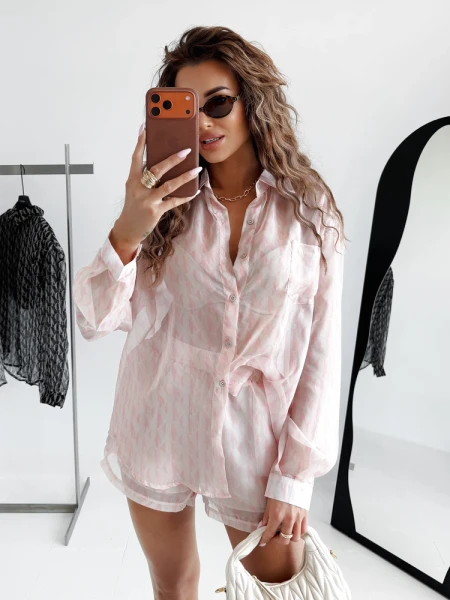 Komplet damski OLAVOGA LORAIN 2026 koral - maWer Fashion
