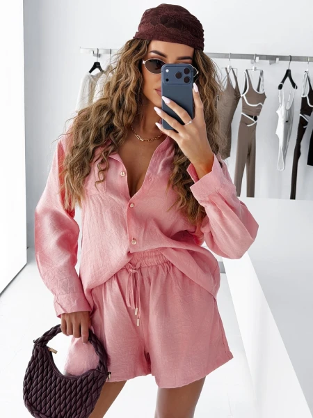 Komplet damski OLAVOGA AURORA 2026 koral - maWer Fashion