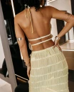 Komplet damski OLAVOGA ANITTA 2026 żółty - maWer Fashion
