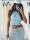 Komplet damski OLAVOGA ANITTA 2026 błękit - maWer Fashion