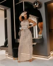 Komplet damski OLAVOGA ANITTA 2026 beż - maWer Fashion