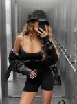 Kombinezon damski OLAVOGA KAVRO 2026 czarny - maWer Fashion