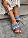 Klapki damskie OLAVOGA SORA 2026 niebieskie - maWer Fashion