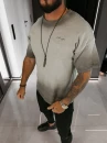 T-shirt męski OLAVOGA VIMA 2026 szary - maWer Fashion