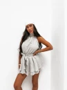 Sukienka OLAVOGA MIREYA 2026 szara - maWer Fashion