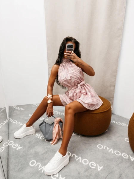 Sukienka OLAVOGA MIREYA 2026 różowa - maWer Fashion
