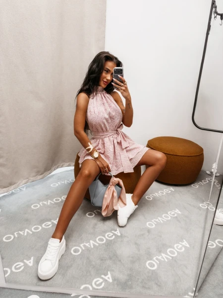 Sukienka OLAVOGA MIREYA 2026 różowa - maWer Fashion