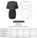 Sukienka damska OLAVOGA PERLO 2026 ecru - maWer Fashion