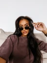 Okulary damskie OLAVOGA SOLVIVO 2026 złote - maWer Fashion