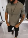 T-shirt męski OLAVOGA GRAVIX 2026 khaki - maWer Fashion