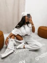 Spodnie damskie OLAVOGA VERANE 2026 szare - maWer Fashion