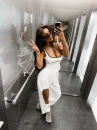 Spodnie damskie OLAVOGA VERANE 2026 ecru - maWer Fashion