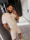 Komplet męski OLAVOGA BELIN 2026 beż - maWer Fashion